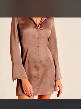 NWT Abercrombie & Fitch Satin Dress